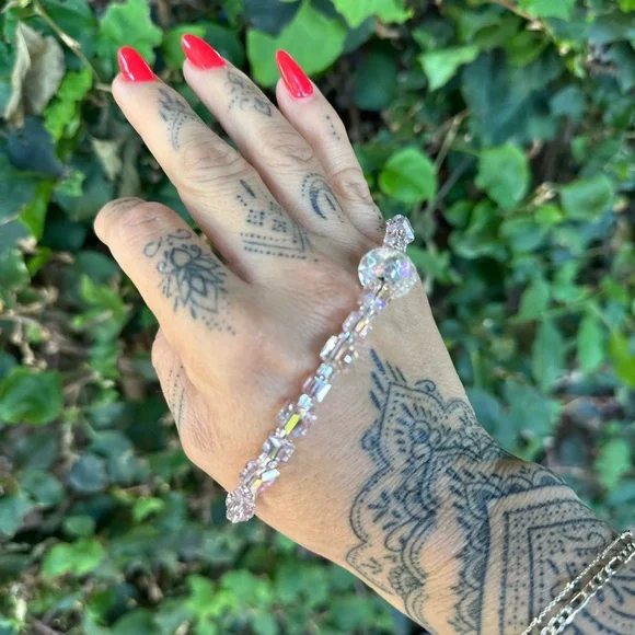 Elegant Light Pink Beaded Phone Strap - Picture 4 of 5